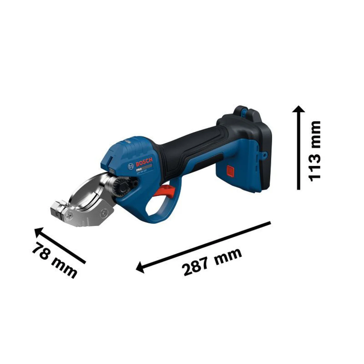 Акумулаторен тръборез Bosch GPC18V-32P Solo, до Ø32мм, в L-BOXX 06019S2001