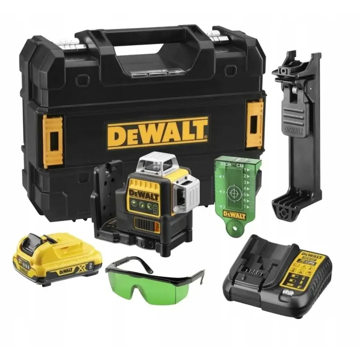 Акумулаторен лазерен линеен нивелир Dewalt DCE089D1G, 30м, 0.3мм/ 1м, DCE089D1G-QW DCE089D1G Акумулаторен лазерен линеен нивелир Dewalt DCE089D1G, 30м, 0.3мм/ 1м, DCE089D1G-QW DCE089D1G