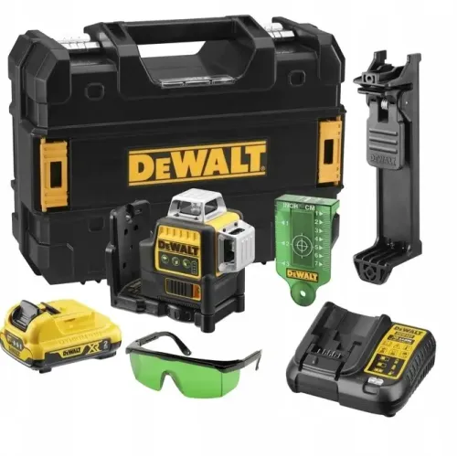 Акумулаторен лазерен линеен нивелир Dewalt DCE089D1G, 30м, 0.3мм/ 1м, DCE089D1G-QW Акумулаторен лазерен линеен нивелир Dewalt DCE089D1G, 30м, 0.3мм/ 1м, DCE089D1G-QW