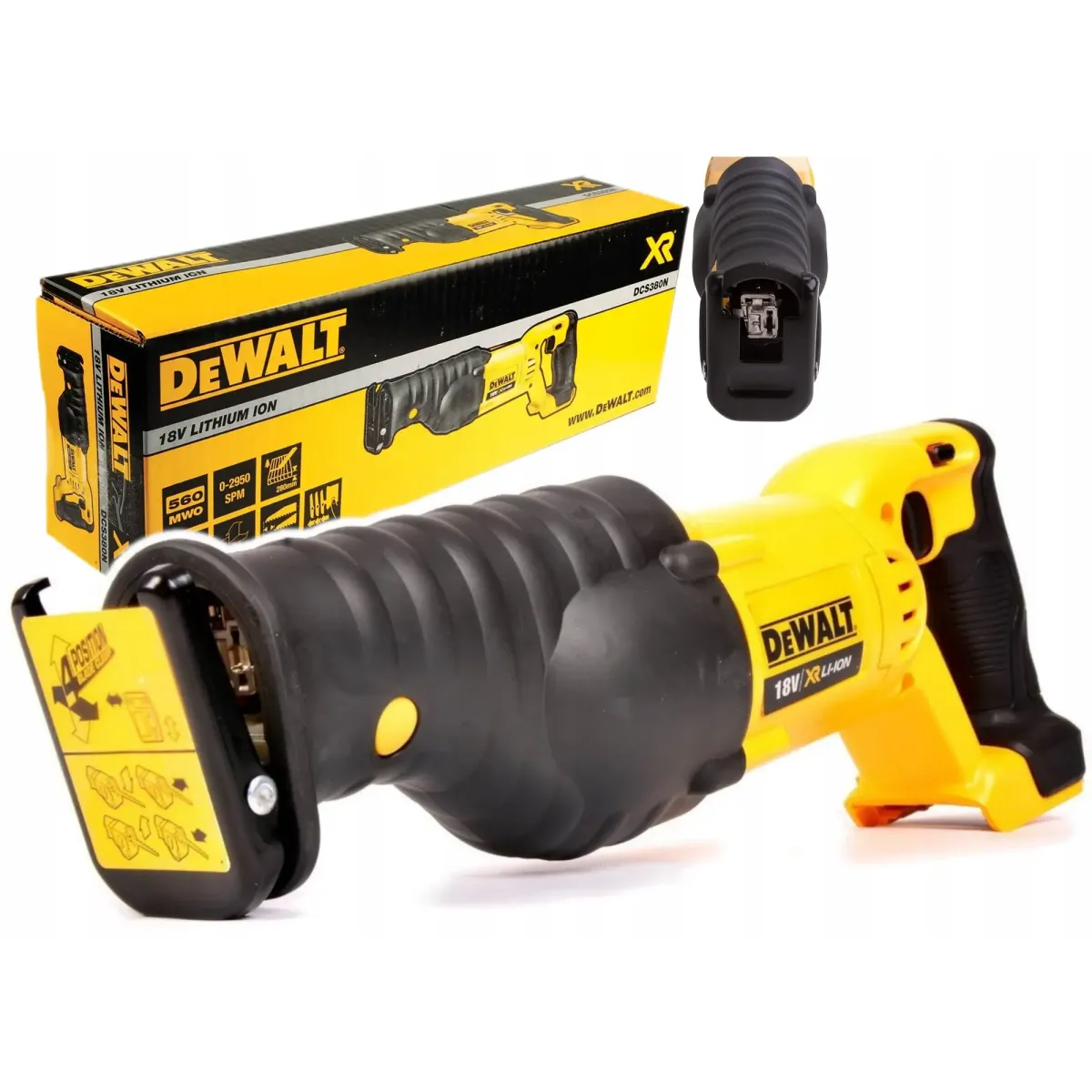 Акумулаторен прав прободен трион Dewalt DCS380N DCS380N