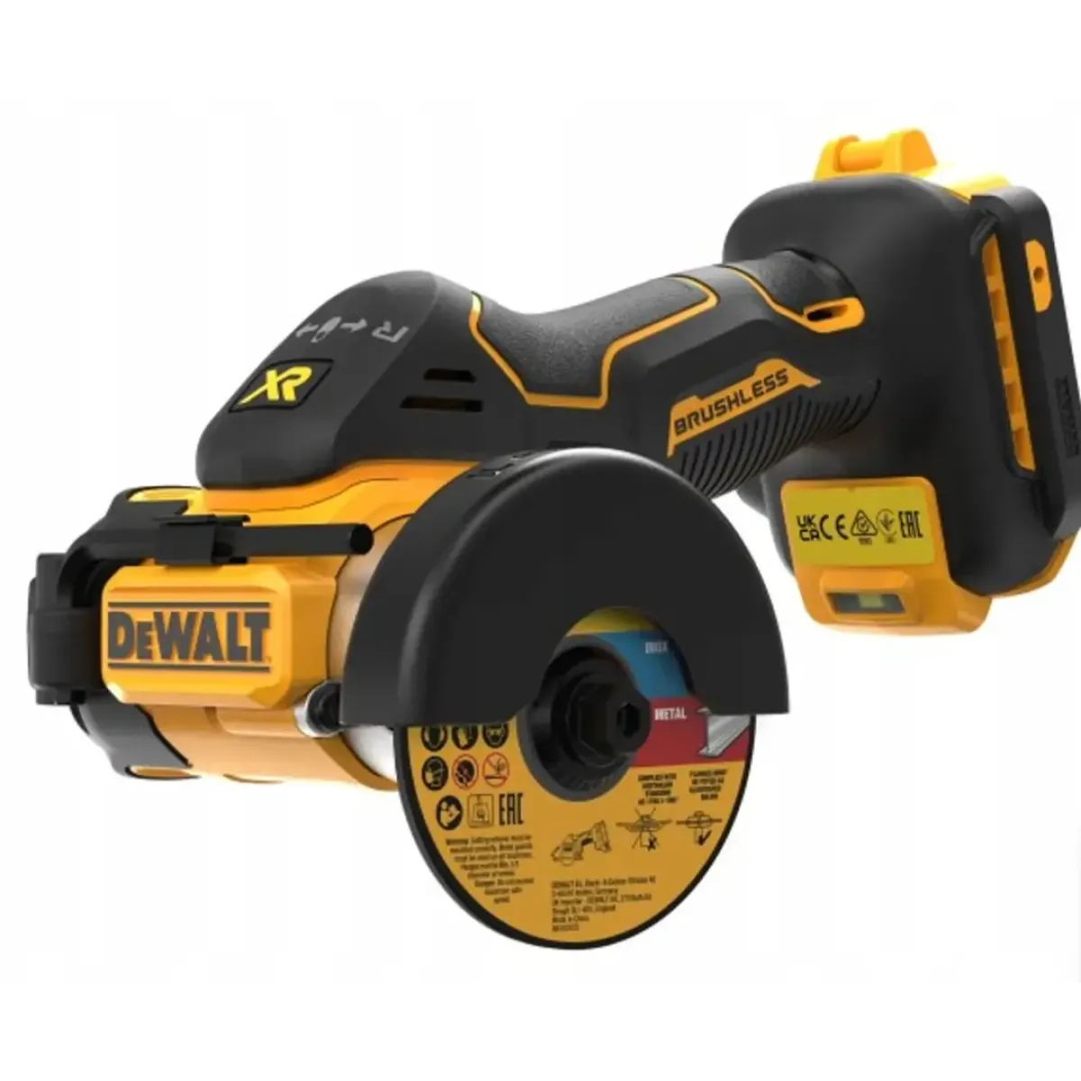 Акумулаторен ъглошлайф ф76мм DeWALT DCS438N без батерия и зарядно, 18 V