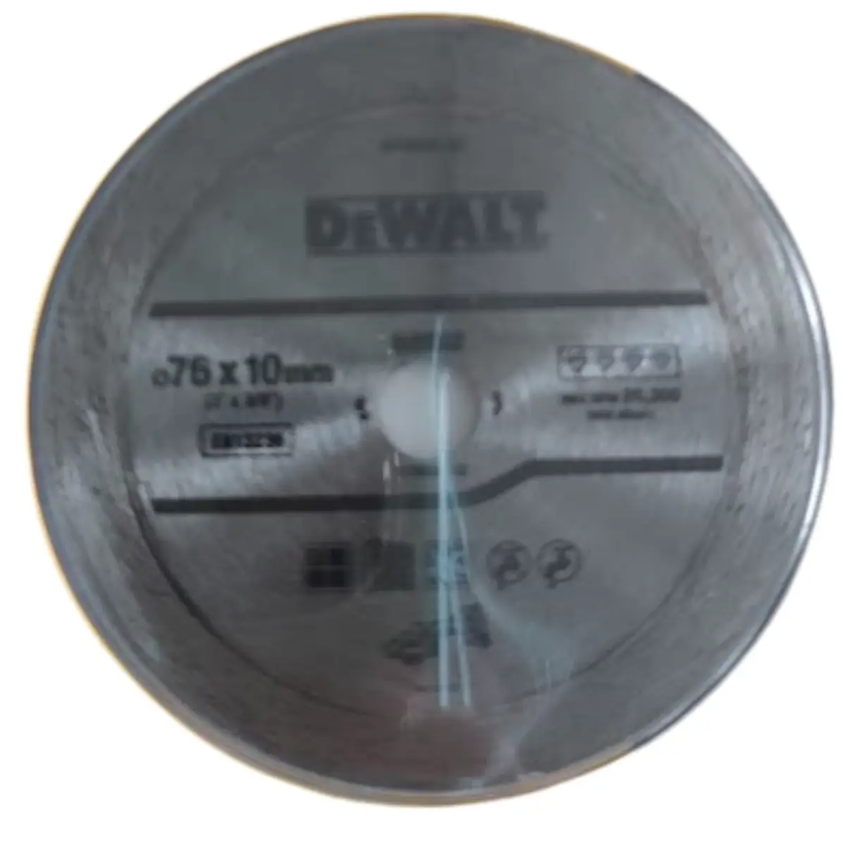 Диамантен диск DeWalt DT20591 рязане на керамика, теракот и фаянс 76 мм, 10 мм, 1.6 мм