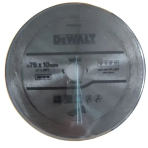 Диамантен диск DeWalt DT20591 рязане на керамика, теракот и фаянс 76 мм, 10 мм, 1.6 мм