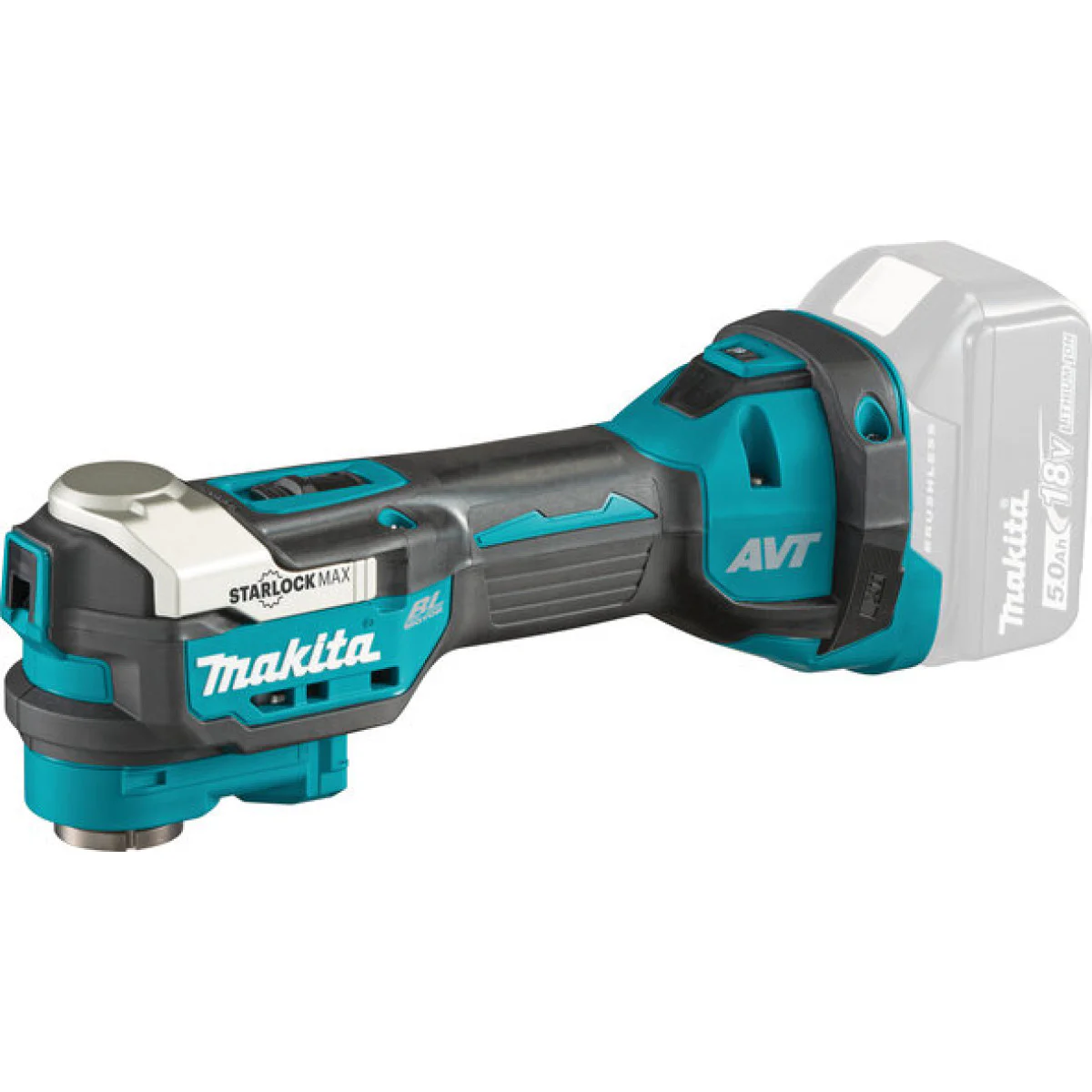 Акумулаторна мултифункционална машина Makita DTM52Z, LXT, 18 V, без батерия и зарядно DTM52Z