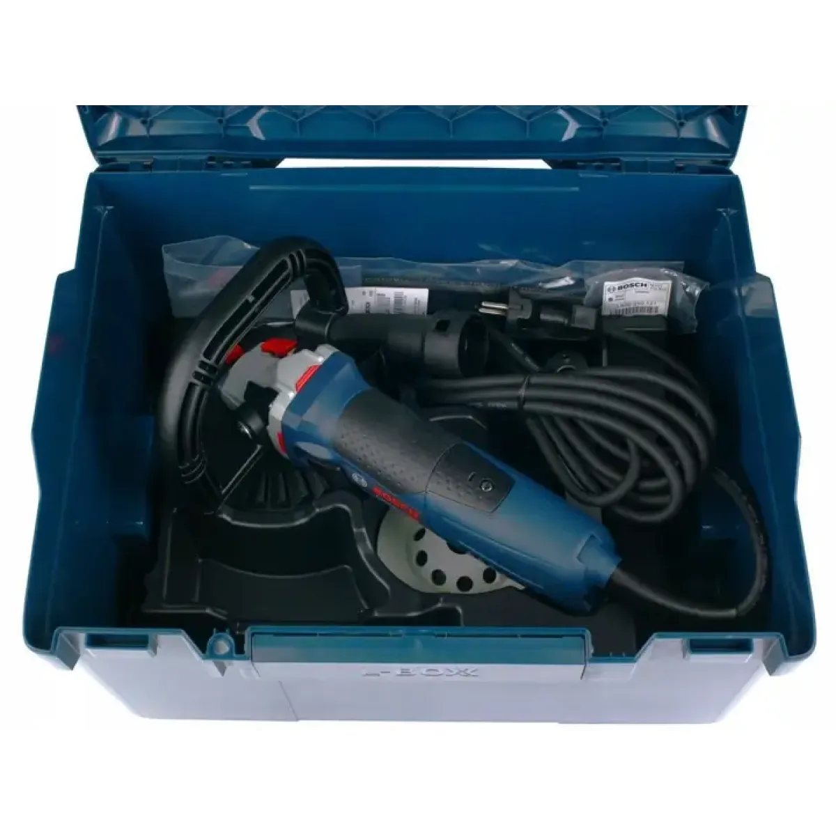 Машина за шлайфане на бетон Bosch GBR 15 CAG в L-BOXX 0601776001