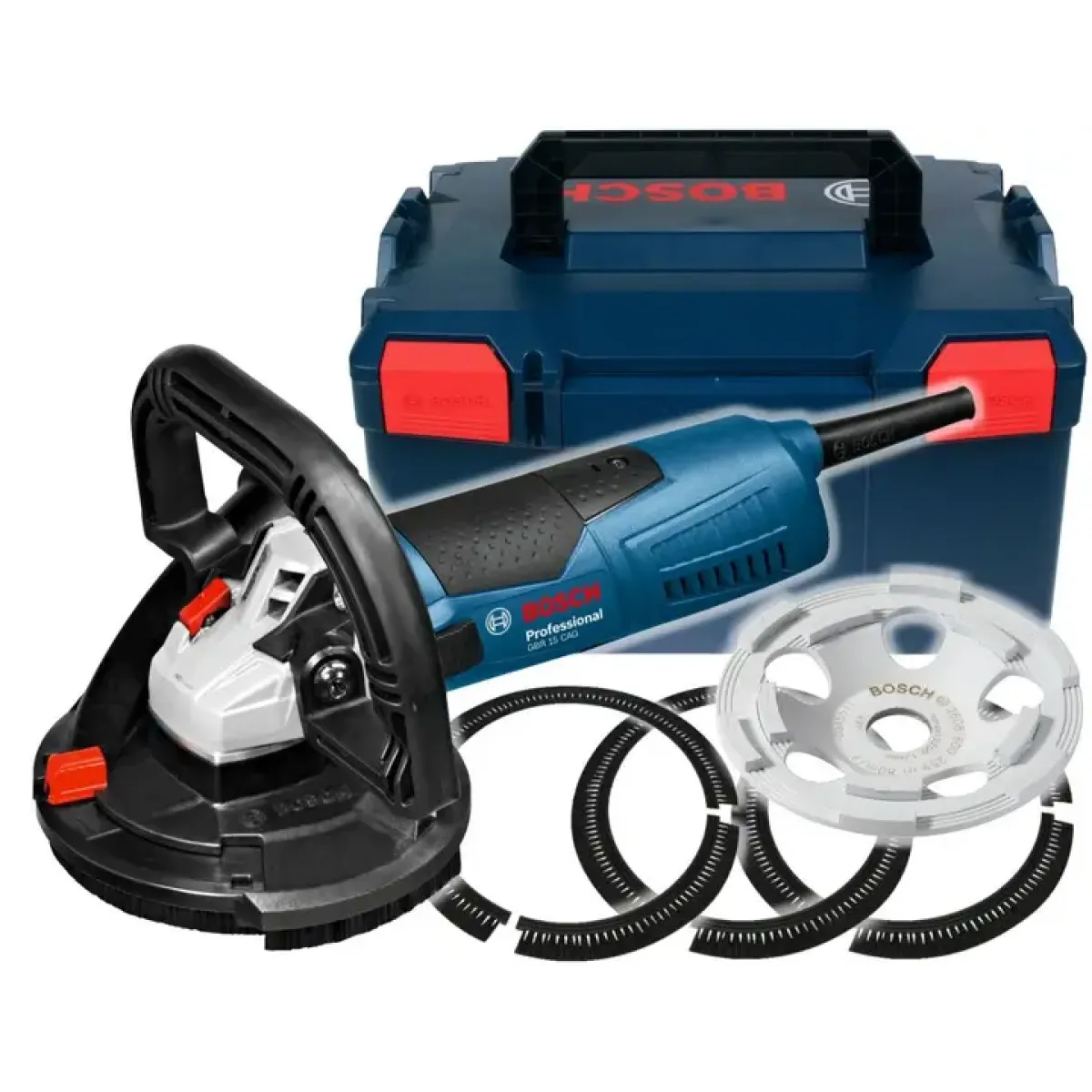 Машина за шлайфане на бетон Bosch GBR 15 CAG в L-BOXX 0601776001