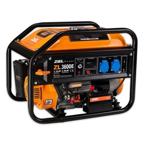 Генератор бензинов Ziel ZL3600E с ел.старт, 2.8 KW/ 3.5KW, 212CC