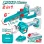 Комплект акумулаторни верижен трион и ножица TOTAL TOSLI250795E, 20 V, 2 x 2 Ah