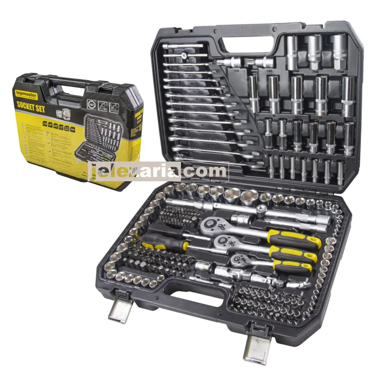 Комплект инструменти 216 части 1/4 + Акумулаторна отвертка 4 в 1 COMPACT TMP 339207 Комплект инструменти 216 части 1/4 + Акумулаторна отвертка 4 в 1 COMPACT TMP 339207