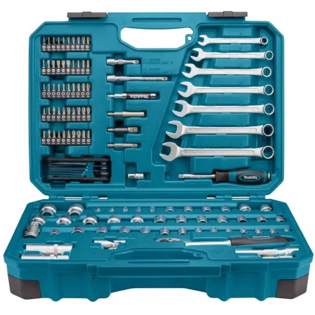 Комплект ръчни инструменти MZ 120бр, Makita E-06616