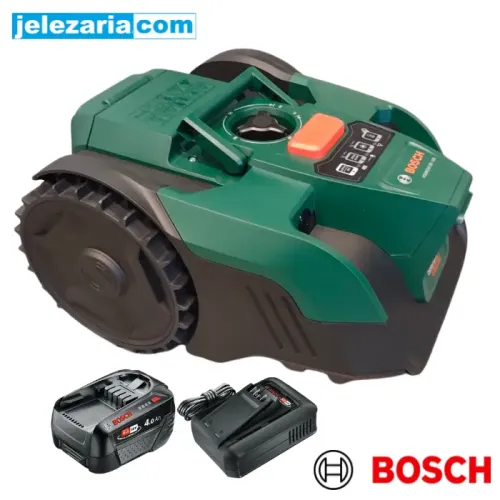 Косачка робот Bosch VISIMOW18V-100, с батерия 4Ah и зарядно
