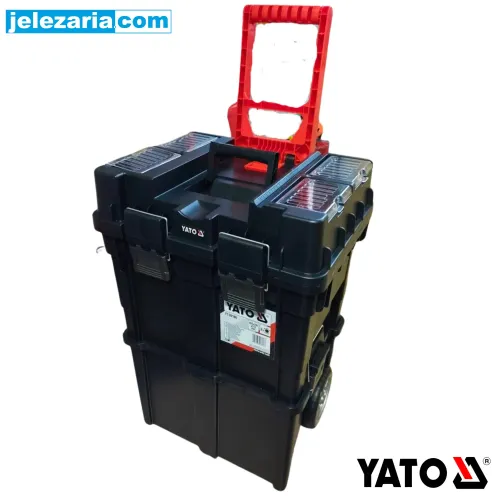 Куфар за инструменти с колела YATO, 2 секции, 495 x 350 x 710 мм