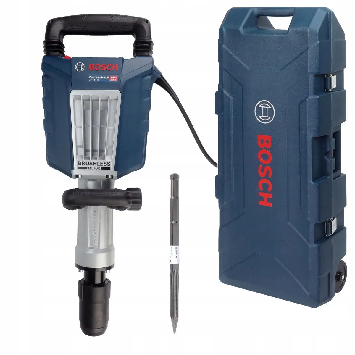 Къртач Bosch GSH 14 C, 230 V, 28 J, 1750 W, с куфар 0611344020