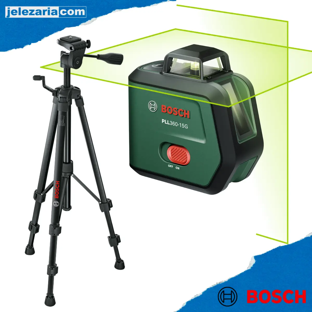 Лазерен нивелир PLL360-15G