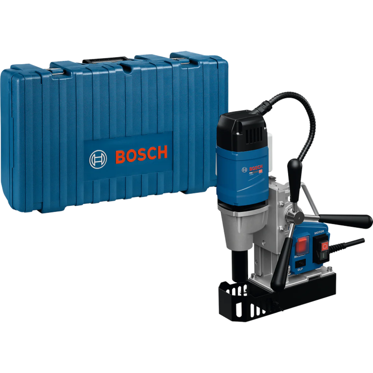 Магнитна бормашина Bosch GBM38, 1050W, 12-38мм, в куфар 06011C5000