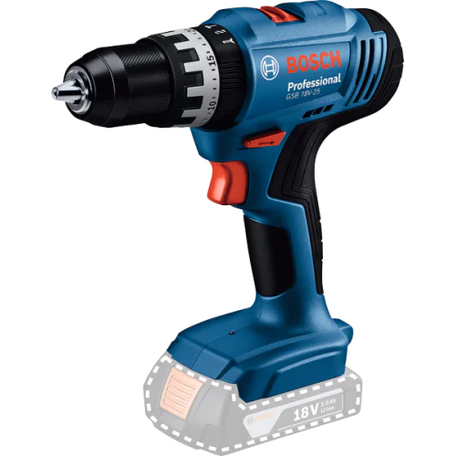 Акумулаторен ударен винтоверт Bosch GSB 18V-25, 2бр x 2.0Ah в куфар