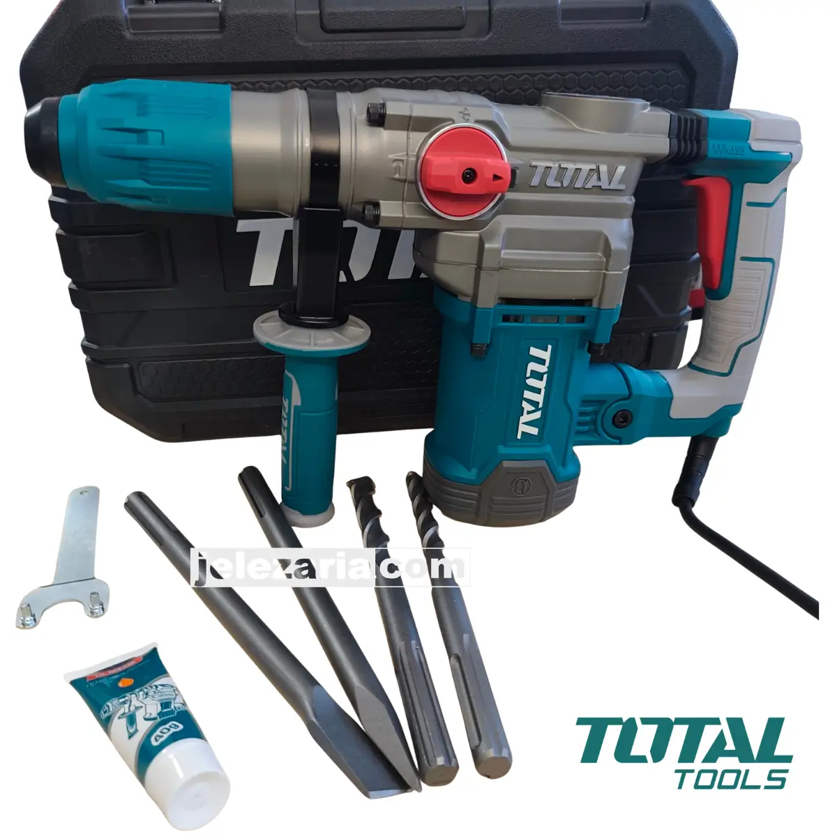 Перфоратор TOTAL INDUSTRIAL TH1163855, SDS Max, 1600 W, 10 J TH1163855