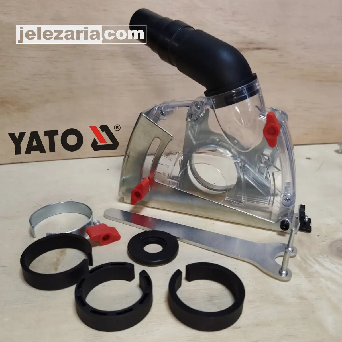 Прахоуловител за ъглошлайф YATO, ф115 ф125мм 82992