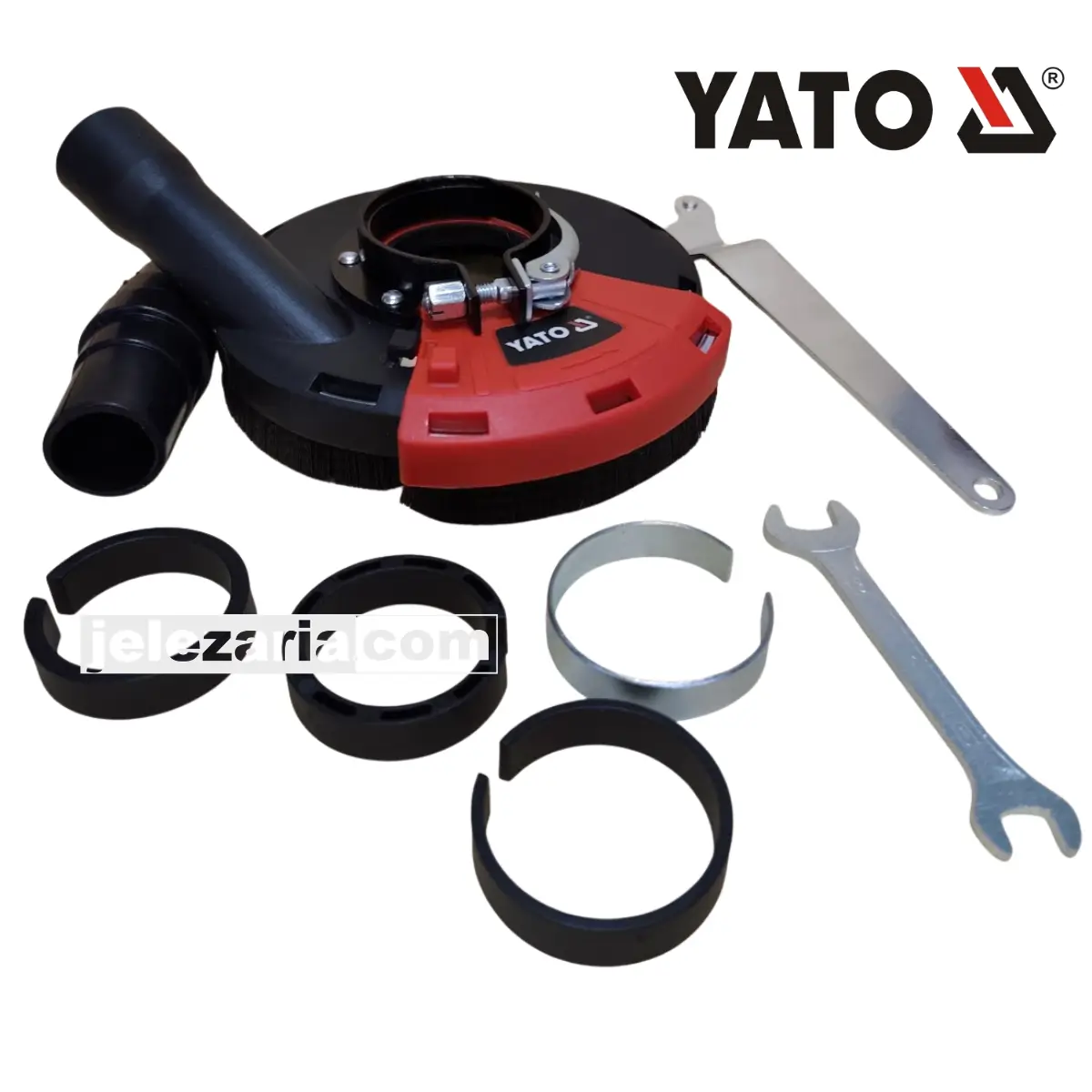 Прахоуловител за ъглошлайф YATO, ф115 ф125мм 82994