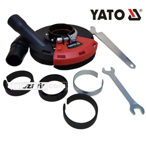 Прахоуловител за ъглошлайф YATO, ф115 ф125мм за шлайфане