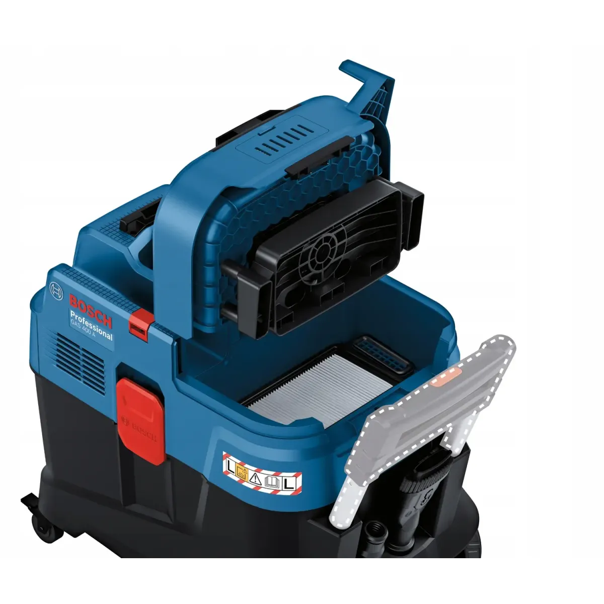 Прахосмукачка Bosch GAS 12-40 MA, 1200 W, 28 л 06019M0120