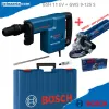 Къртач Bosch GSH 11 EV, SDS-max, 16.8J  + ъглошлайф 900W-регулиране