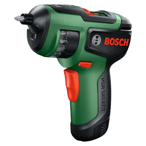 Акумулаторен винтоверт Bosch PSR Select, 4V, с 12 вградени бита