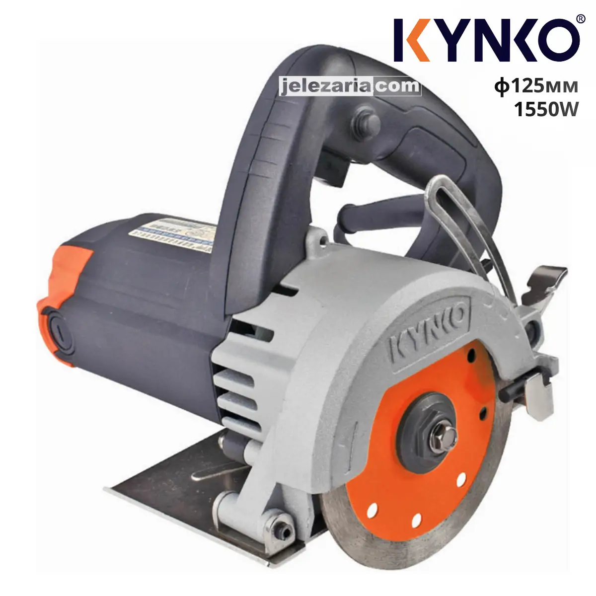 Ръчен циркуляр за камък и плочки KYNKO KD75, 1550W - ф125 мм