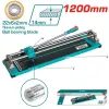Ръчна машина за рязане на плочки TOTAL INDUSTRIAL, 14 x 1200 мм THT12001
