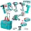 Комплект акумулаторни инструменти TOTAL INDUSTRIAL, 2 батерии x 20 V, 4 Ah