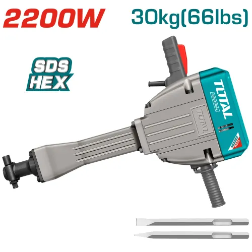 Къртач TOTAL Industrial, HEX 2200 W