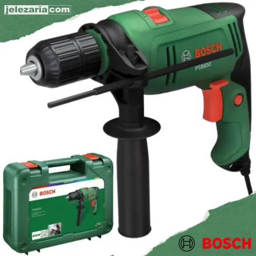 Ударна бормашина Bosch PSB 650, 650 W, в куфар