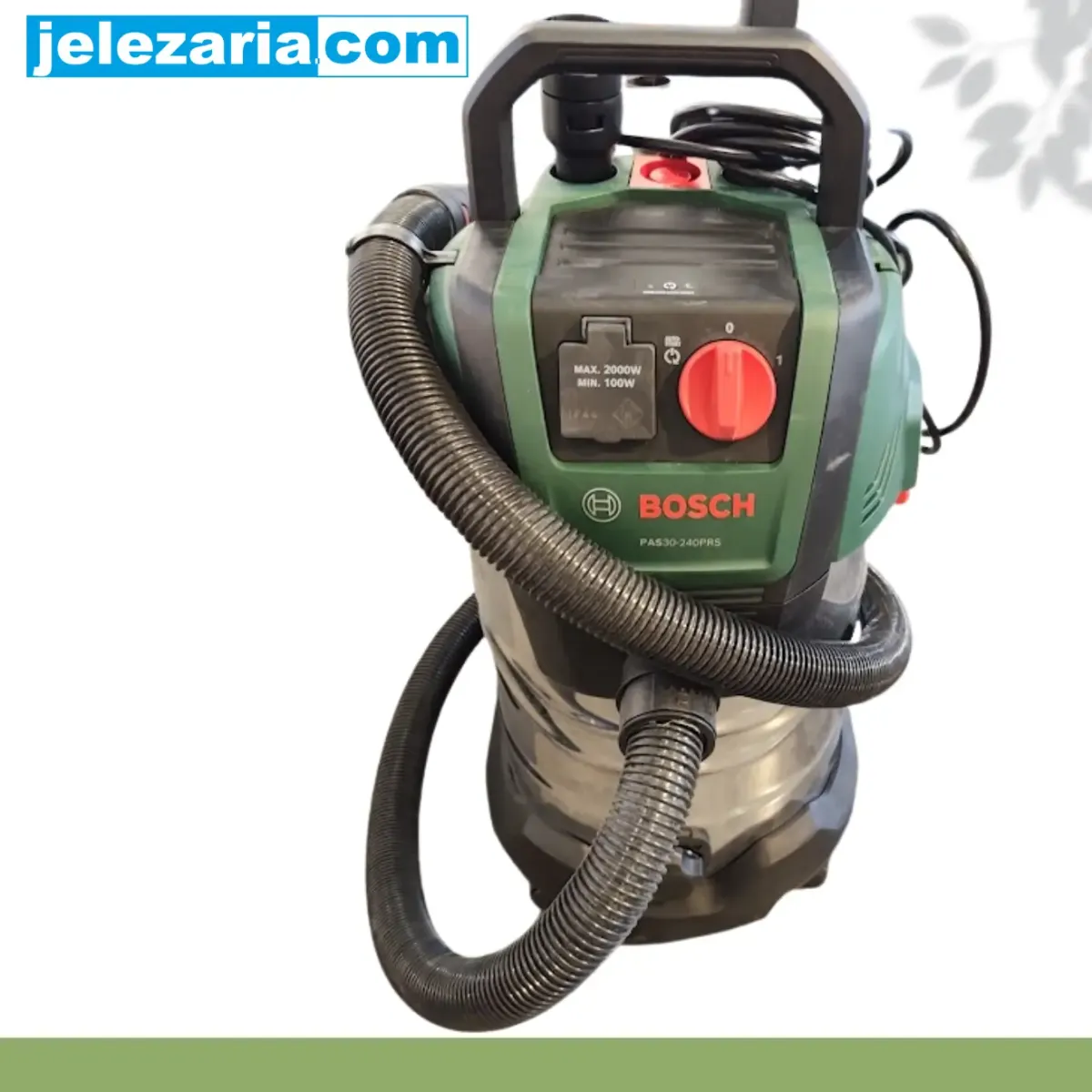 Универсална прахосмукачка Bosch PAS30-240PRS, 1400 W, 67 л/сек, 30 л, Bluetooth адаптер 06033E7300