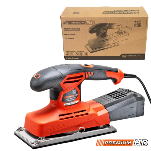 Виброшлайф Premium 300 W, 115 мм x 230 мм