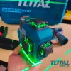 Акумулаторен комплект ударен винтоверт, лазерен нивелир и лазерна ролетка Total, 16 V, 2 x 2 Ah TOSLI250101E
