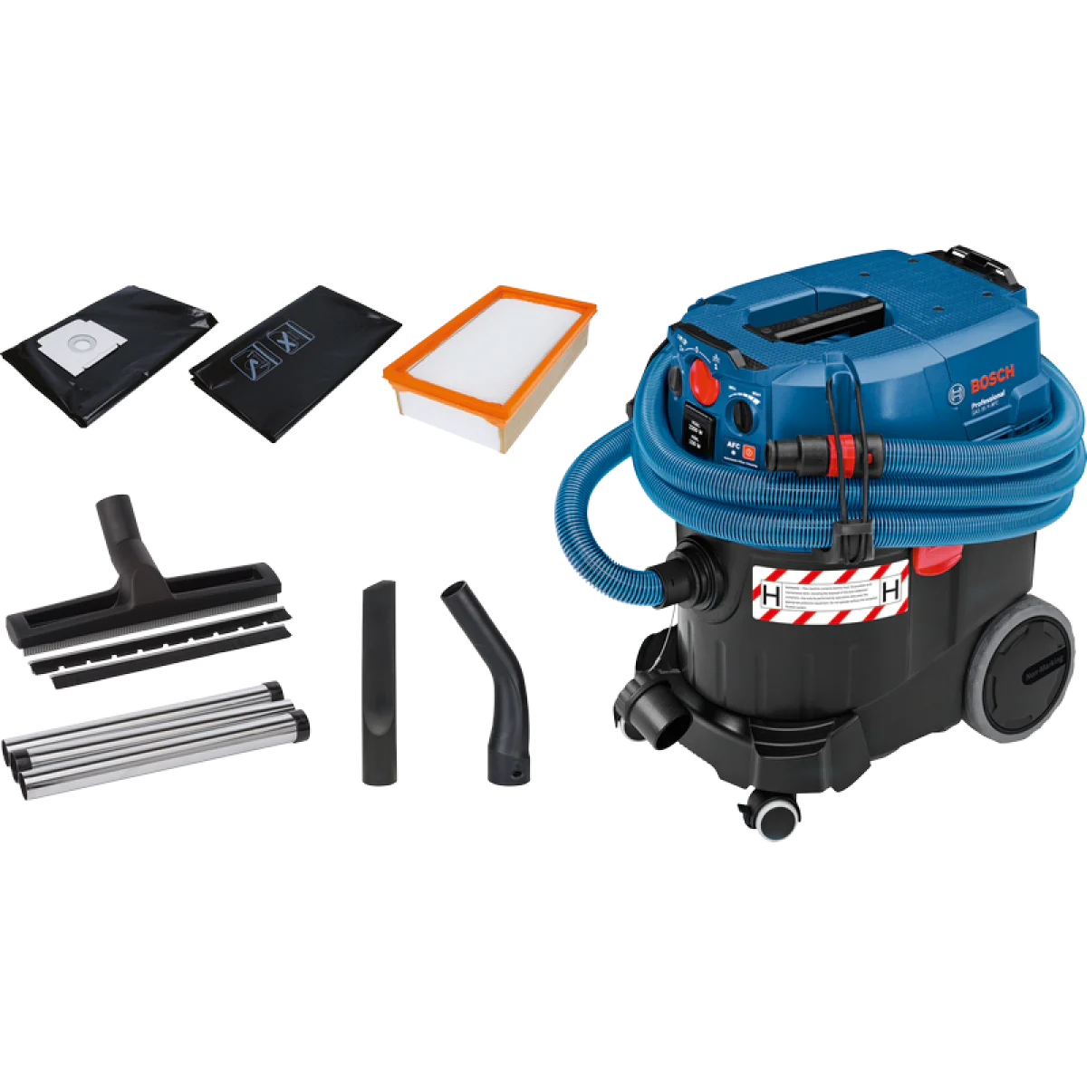 Прахосмукачка Bosch GAS 35 H AFC, клас H, 35л, автоматично почистване 06019C3600