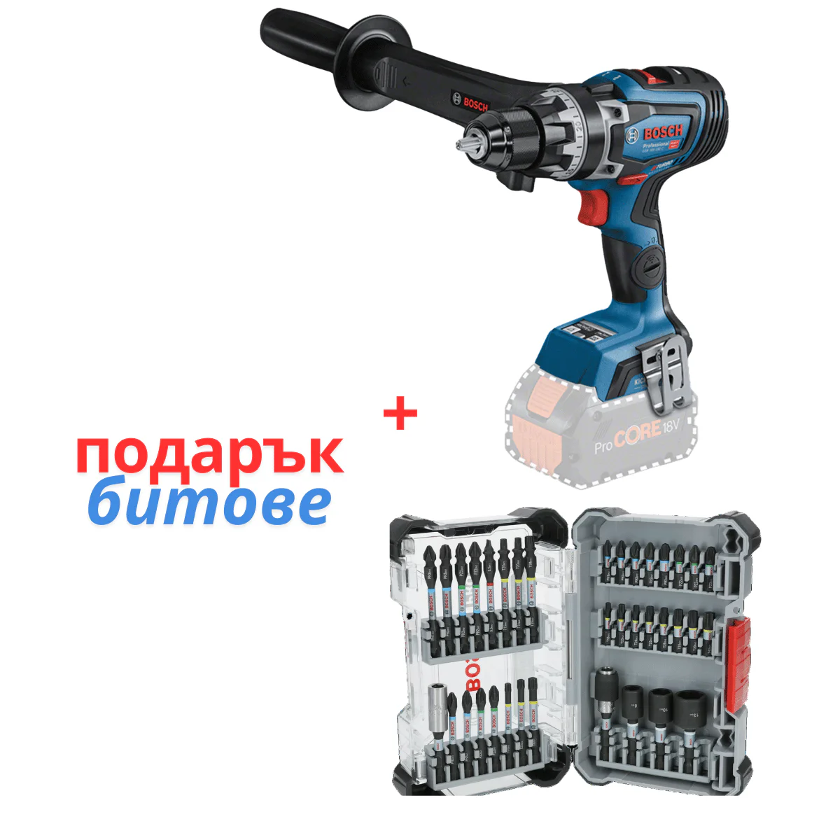 Акумулаторен винтоверт Bosch GSR 18V-150 C - без батерия и зарядно 06019J5001