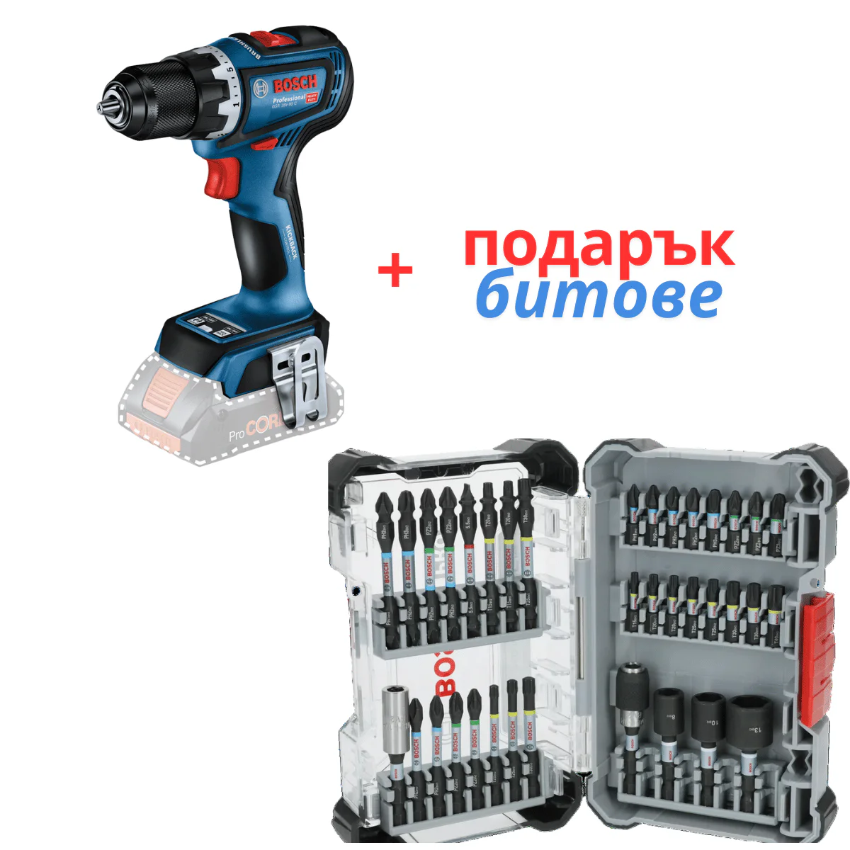 Акумулаторен винтоверт Bosch GSR 18V-90 C - 64 Nm, без батерия и зарядно 06019K6000 Акумулаторен винтоверт Bosch GSR 18V-90 C - 64 Nm, без батерия и зарядно 06019K6000
