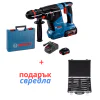 Акумулаторен перфоратор Bosch GBH 187-LI, SDS plus цилиндричен, 2 x батерия GBA 18V 5.0Ah 0611923121 Акумулаторен перфоратор Bosch GBH 187-LI, SDS plus цилиндричен, 2 x батерия GBA 18V 5.0Ah 0611923121