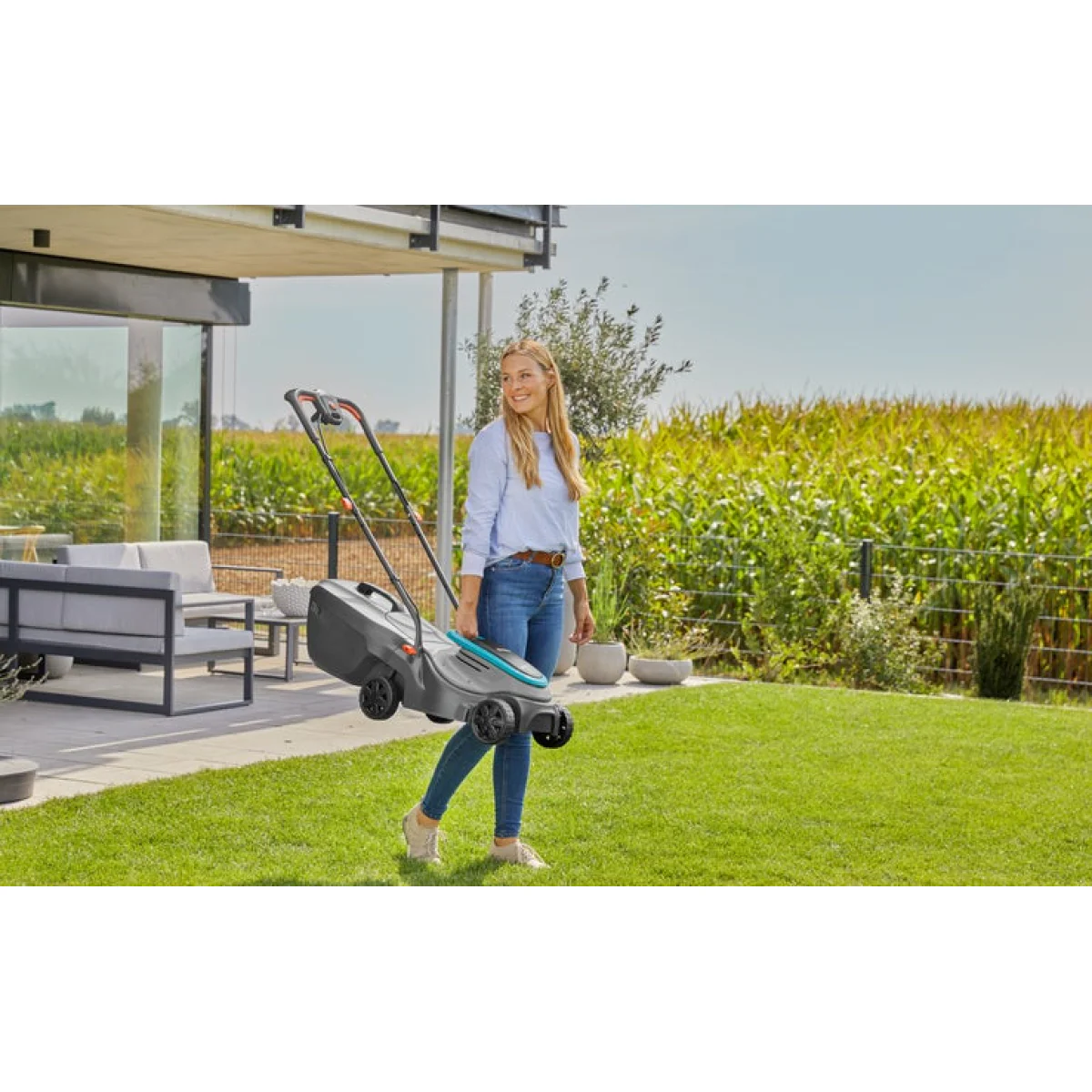 Електрическа косачка Gardena PowerMax 32/1200 G2,  32 см, до 300 м² 14633-20