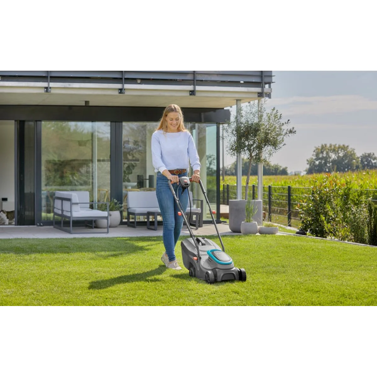 Електрическа косачка Gardena PowerMax 32/1200 G2,  32 см, до 300 м² 14633-20