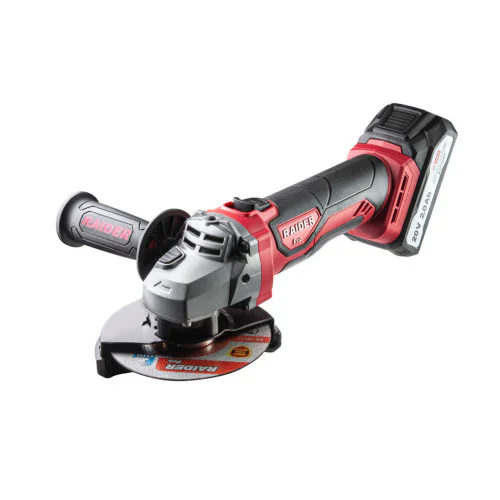 Акумулаторен безчетков ъглошлайф RAIDER RDP-SPAG20 Set, R20, 20V, 2Ah, 125 мм