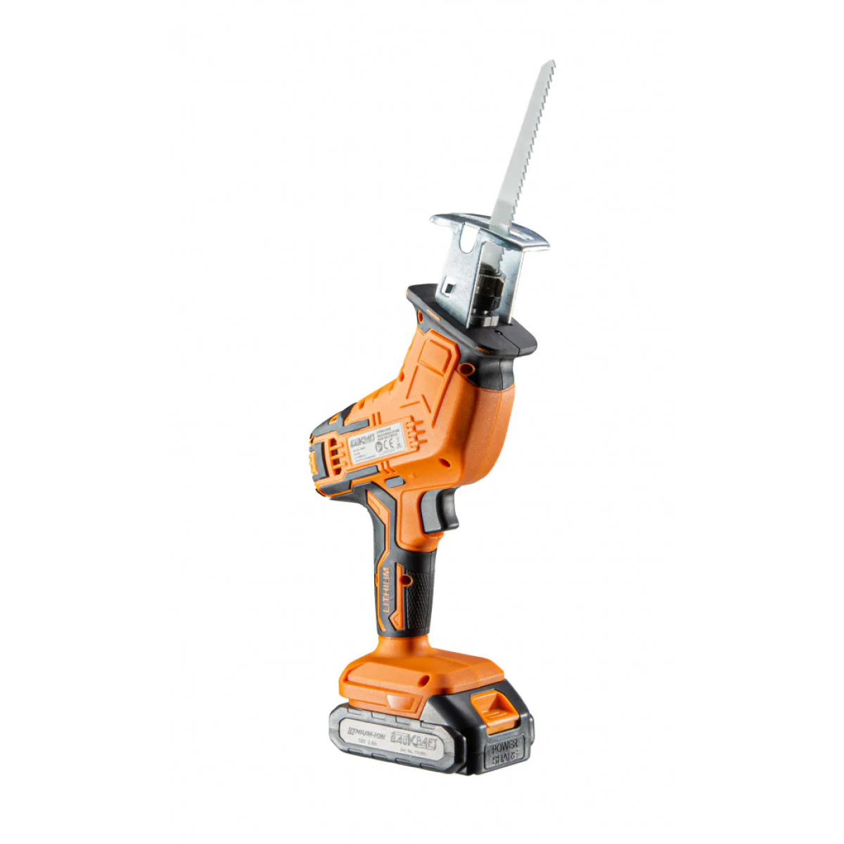 Трион саблен акумулаторен Baukraft BK-CRS33 Set 18V 2Ah quick в куфар 050601 Трион саблен акумулаторен Baukraft BK-CRS33 Set 18V 2Ah quick в куфар 050601