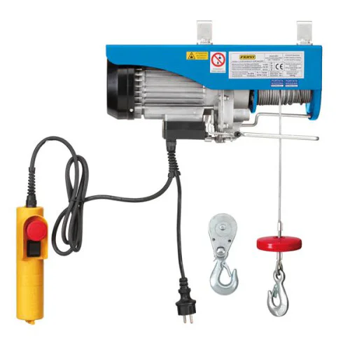 Телфер Лебедка Fervi 0600 - 200/400 кг, 18/9м