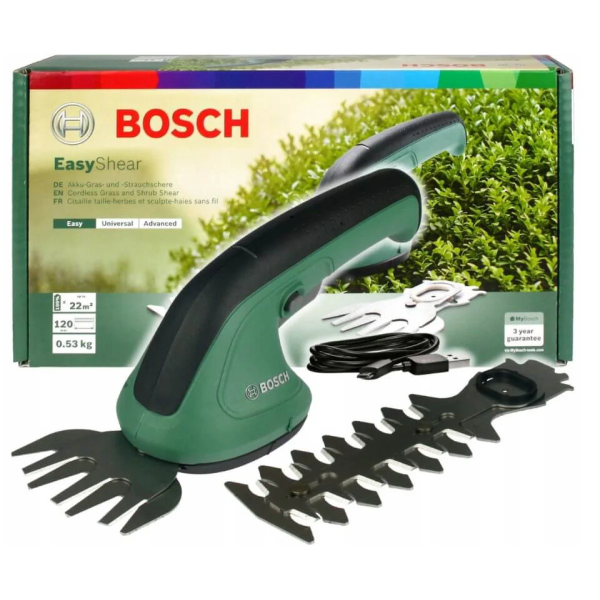 Акумулаторна ножица за храсти Bosch EasyShear 0600833303 Акумулаторна ножица за храсти Bosch EasyShear 0600833303