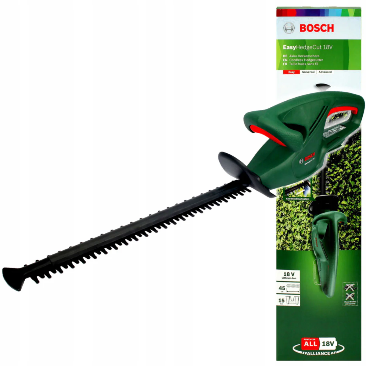 Ножица за жив плет Bosch EasyHedgeCut 18-45 без батерия 0600849H03