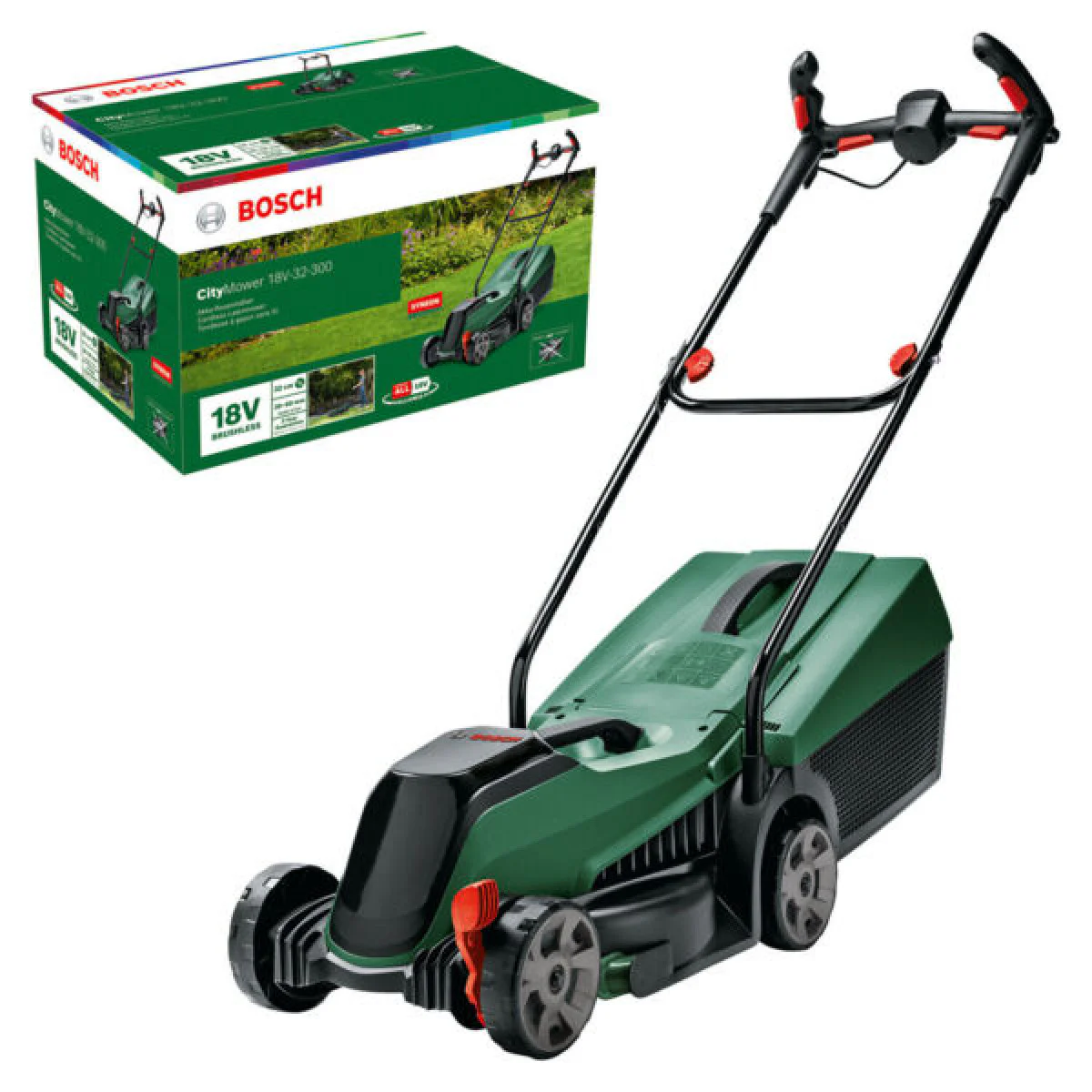 Акумулаторна косачка за трева CityMower 18V-32-300 без батерия и зарядно 06008B9A08 Акумулаторна косачка за трева CityMower 18V-32-300 без батерия и зарядно 06008B9A08