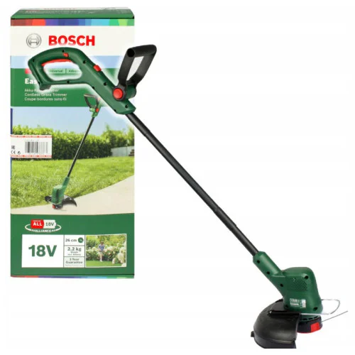 Акумулаторен тример за трева, Bosch EasyGrassCut 18V-26, 2 x батерия PBA 18V 2.0Ah