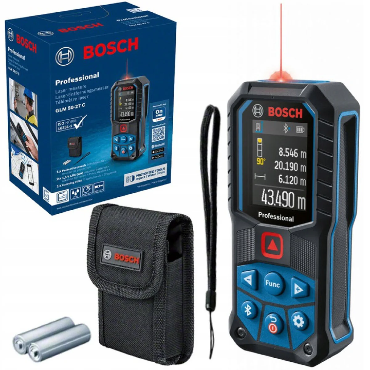 Професионална лазерена ролетка BOSCH GLM 50-27 C 0601072T00 Професионална лазерена ролетка BOSCH GLM 50-27 C 0601072T00
