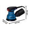 Eксцентършлайф Bosch GEX 125, 125 mm, 290 W 06013A8020 Eксцентършлайф Bosch GEX 125, 125 mm, 290 W 06013A8020